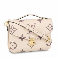 Louis Vuitton Pochette Metis Bag In Bicolor Empreinte Leather M45596