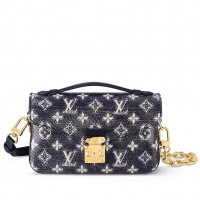Louis Vuitton Pochette Metis East West Bag In Monoglam Cotton M22834