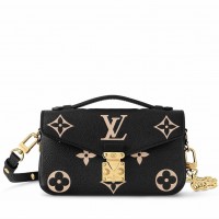 Louis Vuitton Pochette Metis East West Bag In Monogram Empreinte Leather M46596 Louis Vuitton Pochette Metis East West Bag In Monogram Empreinte Leather M46596