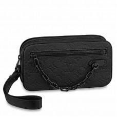 Louis Vuitton Pochette Volga In Monogram Taurillon Leather M55703 Louis Vuitton Pochette Volga In Monogram Taurillon Leather M55703