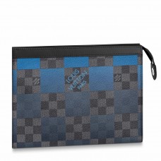 Louis Vuitton Pochette Voyage MM In Damier Graphite Giant Canvas N60412 Louis Vuitton Pochette Voyage MM In Damier Graphite Giant Canvas N60412