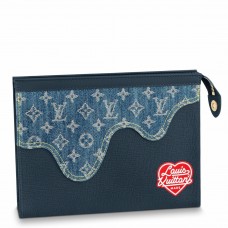 Louis Vuitton Pochette Voyage MM In Monogram Denim M45961 Louis Vuitton Pochette Voyage MM In Monogram Denim M45961