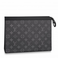 Louis Vuitton Pochette Voyage MM In Monogram Eclipse Canvas M61692 Louis Vuitton Pochette Voyage MM In Monogram Eclipse Canvas M61692