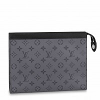 Louis Vuitton Pochette Voyage MM In Monogram Eclipse Canvas M69535