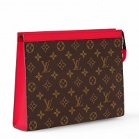 Louis Vuitton Pochette Voyage MM in Monogram Macassar Canvas M82857