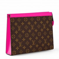 Louis Vuitton Pochette Voyage MM in Monogram Macassar Canvas M82858
