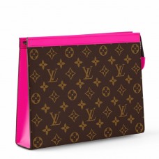 Louis Vuitton Pochette Voyage MM in Monogram Macassar Canvas M82858 Louis Vuitton Pochette Voyage MM in Monogram Macassar Canvas M82858