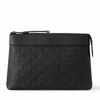 Louis Vuitton Pochette Voyage Souple in Monogram Shadow Leather M82545 Louis Vuitton Pochette Voyage Souple in Monogram Shadow Leather M82545