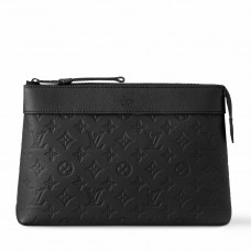Louis Vuitton Pochette Voyage Souple in Monogram Shadow Leather M82545 Louis Vuitton Pochette Voyage Souple in Monogram Shadow Leather M82545