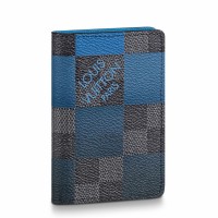 Louis Vuitton Pocket Organizer In Damier Graphite Giant Canvas N40412 Louis Vuitton Pocket Organizer In Damier Graphite Giant Canvas N40412