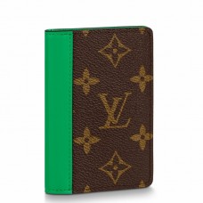 Louis Vuitton Pocket Organizer In Monogram Macassar Canvas M81536