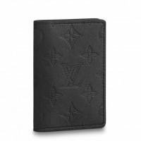 Louis Vuitton Pocket Organizer In Monogram Shadow Leather M62899 Louis Vuitton Pocket Organizer In Monogram Shadow Leather M62899
