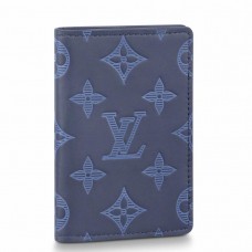 Louis Vuitton Pocket Organizer In Monogram Shadow Leather M80421