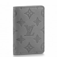 Louis Vuitton Pocket Organizer In Monogram Shadow Leather M81382
