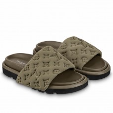 Louis Vuitton Pool Pillow Flat Comfort Mules Green Louis Vuitton Pool Pillow Flat Comfort Mules Green