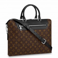 Louis Vuitton Porte-Documents Jour In Monogram Macassar Canvas M54019