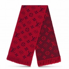 Louis Vuitton Red Logomania Scarf M72432 Louis Vuitton Red Logomania Scarf M72432