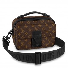 Louis Vuitton S Lock Messenger In Monogram Macassar Canvas M45806 Louis Vuitton S Lock Messenger In Monogram Macassar Canvas M45806