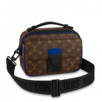 Louis Vuitton S Lock Messenger In Monogram Macassar Canvas M45863