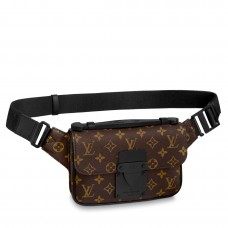 Louis Vuitton S Lock Sling Bag In Monogram Macassar Canvas M45807 Louis Vuitton S Lock Sling Bag In Monogram Macassar Canvas M45807