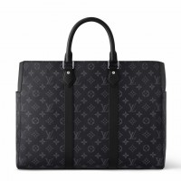 Louis Vuitton Sac Plat 24H Bag in Monogram Eclipse Canvas M46451 Louis Vuitton Sac Plat 24H Bag in Monogram Eclipse Canvas M46451