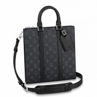 Louis Vuitton Sac Plat Cross Bag In Monogram Eclipse M46098 Louis Vuitton Sac Plat Cross Bag In Monogram Eclipse M46098