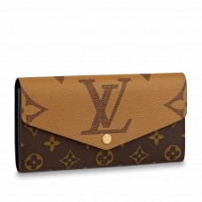 Louis Vuitton Sarah Wallet In Monogram Reverse Canvas M80726