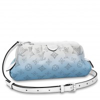 Louis Vuitton Scala Mini Pouch In Gradient Mahina Leather M80497 Louis Vuitton Scala Mini Pouch In Gradient Mahina Leather M80497