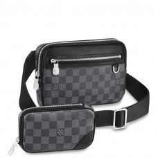 Louis Vuitton Scott Messenger Bag In Damier Graphite Canvas N50018 Louis Vuitton Scott Messenger Bag In Damier Graphite Canvas N50018