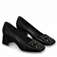 Louis Vuitton Shake Pumps 55mm In Black Patent Calfskin