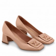 Louis Vuitton Shake Pumps 55mm In Nude Patent Calfskin Louis Vuitton Shake Pumps 55mm In Nude Patent Calfskin