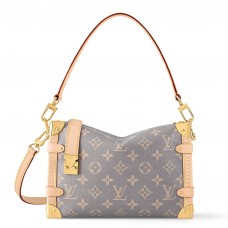 Louis Vuitton Side Trunk MM Bag in Grey Monogram Canvas M12428 Louis Vuitton Side Trunk MM Bag in Grey Monogram Canvas M12428