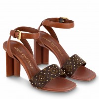 Louis Vuitton Silhouette Sandals in Monogram Canvas with Studs Louis Vuitton Silhouette Sandals in Monogram Canvas with Studs