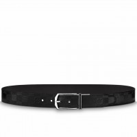 Louis Vuitton Slender 35mm Reversible Belt In Damier Infini Leather M9906V Louis Vuitton Slender 35mm Reversible Belt In Damier Infini Leather M9906V
