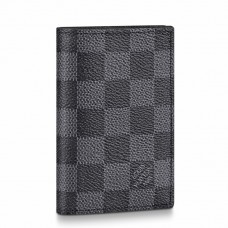 Louis Vuitton Slender Pocket Organizer In Damier Graphite Canvas N60256 Louis Vuitton Slender Pocket Organizer In Damier Graphite Canvas N60256