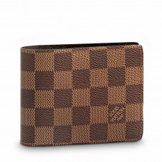 Louis Vuitton Slender Wallet In Damier Ebene Canvas N61208 Louis Vuitton Slender Wallet In Damier Ebene Canvas N61208