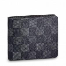 Louis Vuitton Slender Wallet In Damier Graphite Canvas N63261 Louis Vuitton Slender Wallet In Damier Graphite Canvas N63261