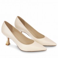 Louis Vuitton Sparkle Pumps 65mm in White Leather Louis Vuitton Sparkle Pumps 65mm in White Leather