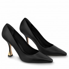 Louis Vuitton Sparkle Pumps 95mm in Black Leather