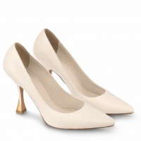 Louis Vuitton Sparkle Pumps 95mm in White Leather Louis Vuitton Sparkle Pumps 95mm in White Leather