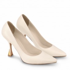 Louis Vuitton Sparkle Pumps 95mm in White Leather