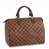 Louis Vuitton Speedy 30 Bag In Damier Ebene Canvas N41364 Louis Vuitton Speedy 30 Bag In Damier Ebene Canvas N41364