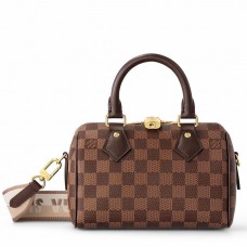 Louis Vuitton Speedy Bandouliere 20 Bag in Damier Ebene Canvas N40489 Louis Vuitton Speedy Bandouliere 20 Bag in Damier Ebene Canvas N40489