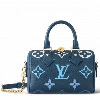 Louis Vuitton Speedy Bandouliere 20 Bag In Monogram Empreinte Leather M46517 Louis Vuitton Speedy Bandouliere 20 Bag In Monogram Empreinte Leather M46517