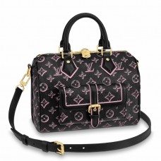 Louis Vuitton Speedy Bandouliere 25 Bag In Black Monogram Canvas M20852 Louis Vuitton Speedy Bandouliere 25 Bag In Black Monogram Canvas M20852