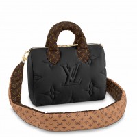 Louis Vuitton Speedy Bandouliere 25 Bag In Black Recycled Nylon M59008 Louis Vuitton Speedy Bandouliere 25 Bag In Black Recycled Nylon M59008