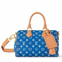 Louis Vuitton Speedy P9 Bandouliere 25 Bag In Monogram Leather M24424 Louis Vuitton Speedy P9 Bandouliere 25 Bag In Monogram Leather M24424