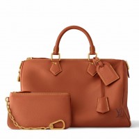 Louis Vuitton Speedy P9 Bandouliere 40 Bag in Grained Leather M12672 Louis Vuitton Speedy P9 Bandouliere 40 Bag in Grained Leather M12672