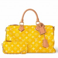 Louis Vuitton Speedy P9 Bandouliere 40 Bag in Monogram Leather M24419 Louis Vuitton Speedy P9 Bandouliere 40 Bag in Monogram Leather M24419