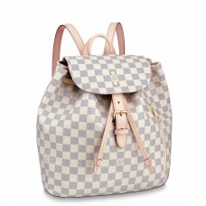 Louis Vuitton Sperone Backpack In Damier Azur Canvas N41578 Louis Vuitton Sperone Backpack In Damier Azur Canvas N41578